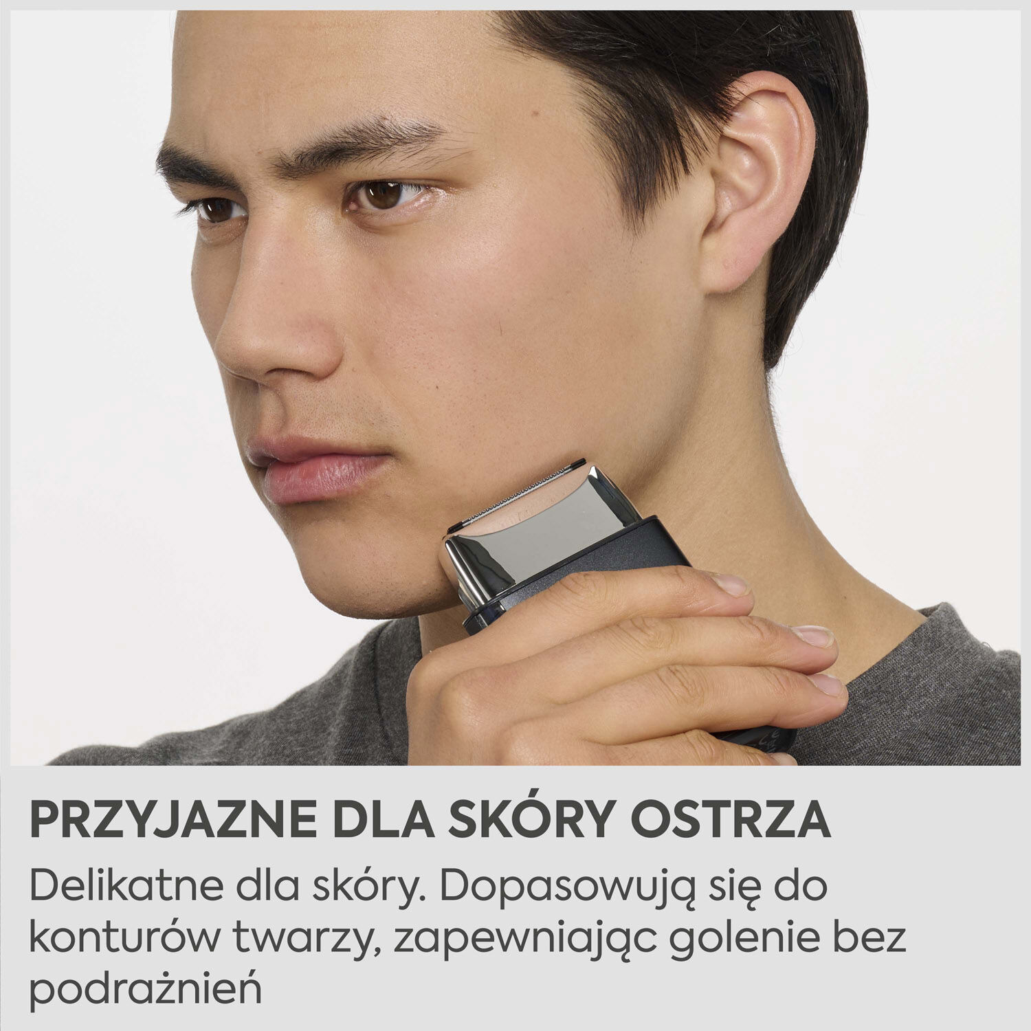 Golarka foliowa Super-X Metal Series (jednogłowicowa, srebrna)
